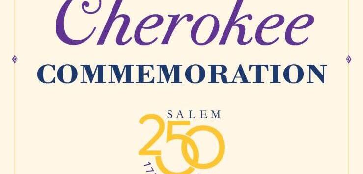 Cherokee Commemorative Event Graphic
