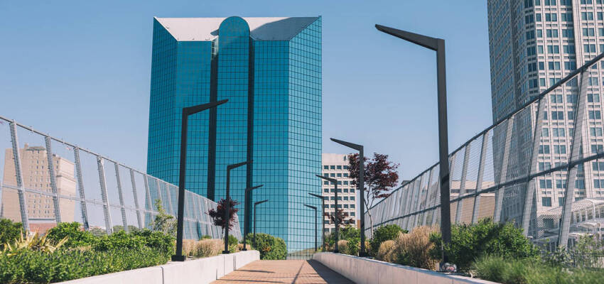 downtown winston salem walkway